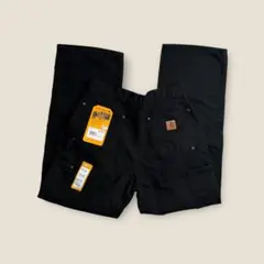 2000’s USA製 Carhartt ダブルニーブラック デッドストック
