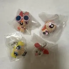 【未開封】パワーパフガールズ バブルスブロッサム めじるしアクセサリー4個セット