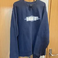 お値下げ！HUF ネイビー トレーナー XL