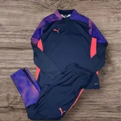 PUMA プーマ DRYCELL トレーニングウェア 上下セット XL 紺
