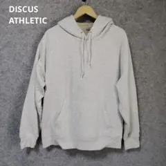 DISCUS ATHLETIC ライトグレー フード付きパーカー