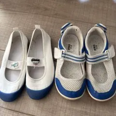 バレエシューズ18とIFMEシューズセット 17.5cm ベルト テープ 上履き