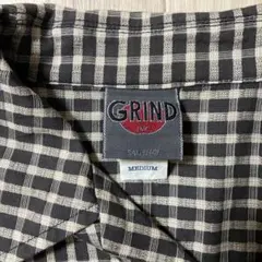 ■激レア 90s物■GRIND INC_CRIMEI NC_シャツ_Lサイズ中古 □激レア 90s物□GRIND INC_CRIMEI NC_シャツ_Lサイズ