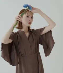 新品　naturalcoutureナチュラルクチュール　観劇ワンピース