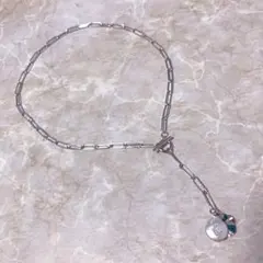 【Silver Chain×淡水パール】ungrid風ネックレス