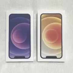 iPhone12☆64GB☆Purple☆White☆空き箱☆２個セット