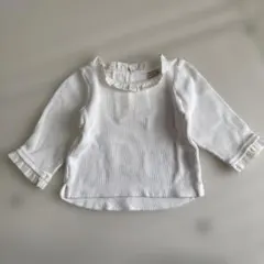 petit main ⭐️フリル付き長袖Tシャツ　80