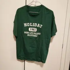 HOLIDAY 1961 プリント 半袖 Tシャツ グリーンのサムネイル