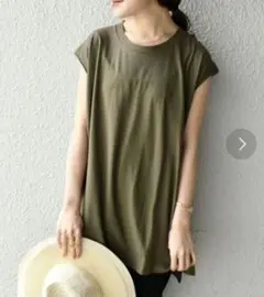 SHIPS クールタッチノースリーブビッグTEE Tシャツ カットソー トップスのサムネイル