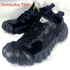 ★オニツカタイガー DENTIGRE LS 厚底 ブラック レザー 23㎝