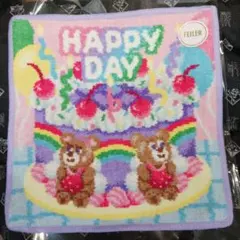 【LOVERARY BY FEILER 】　『ウェルカムハッピーデイ！』ハンカチ