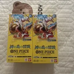 ワンピース カードゲーム 神の島の冒険 2BOX ボックス テープカット
