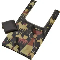 【未使用】KALDI 非売品 折り畳みエコバッグ ノベルティ 黒