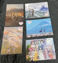 Find Our 沼津等のクリアファイル 4枚＋ららぽーとクリアファイル　計5点