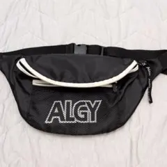 ALGY ボディバッグ ウエストポーチブラック