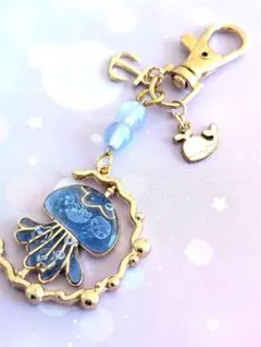 seaでオルゴナイト キーホルダー 海レジン タコのオルゴナイト キーホルダー - メルカリ