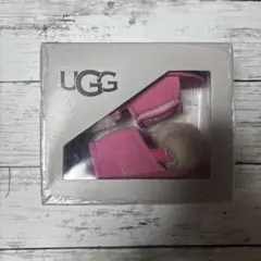 UGG Lodge Slide ベビーサンダル ピンク 02/03