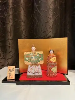 高級　九谷焼　立雛人形　良品です 九谷焼 ひな人形 雛人形 5号白盛 座り雛 九谷 陶幸 限定セール 5号