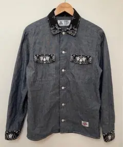 CHALLENGER ペイズリー柄 長袖シャツ S S/S PAISLEY SHIRT ペイズリーシャツ-チャレンジャー 通販