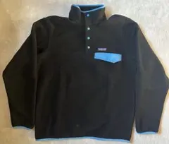 【美品】好配色patagonia スナップTブラ ックイズM田中シェン