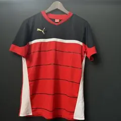PUMA スポーツシャツ Mサイズ 赤黒