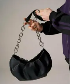 Gideal. chain shoulder mini bag ブラック 即完品
