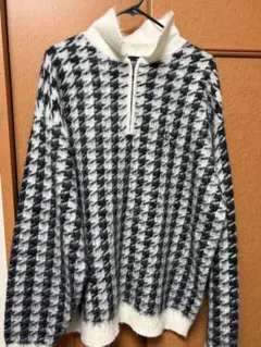 HUF 千鳥柄 ハーフジップのサムネイル