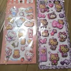 ハローキティ キャラクターシール 2セット