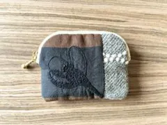 ミナペルホネン f-212パッチワークポーチ　ハンドメイド