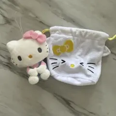 キティちゃん 巾着、マスコットセット