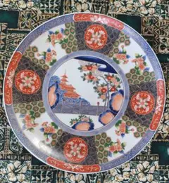 京紫龍峰　大皿35.5cm　有田焼　金彩　美濃焼