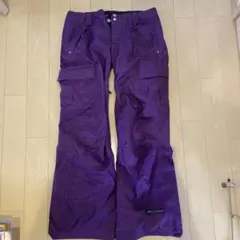 【RIDE】スノーボード ウェア パンツ レディース Mサイズ 紫 パープル