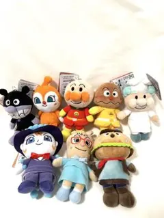 アンパンマン　ぬいぐるみ　セットぷりちぃビーンズ