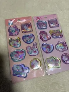 正規品新品未使用　ハローキティ・マイメロディ ウォーターシール 2枚