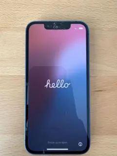 iPhone 13 mini ブルー 画面ひび割れあり