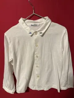 familiar 長袖シャツ ホワイト