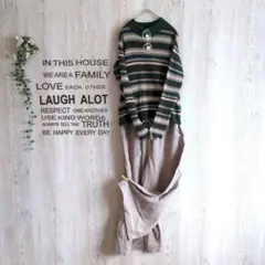 ✱ehka sopo✱　ボーダー　リブニットカットソー