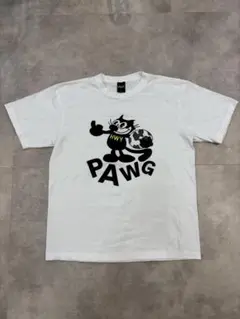 希少即完PAWG "FTW" Tシャツ WHITE NEON YELLOW