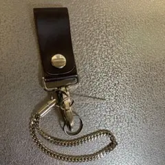 レザー 風キーホルダー