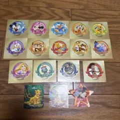 香港ディズニーランド　キャラクター ステッカー 17枚セット