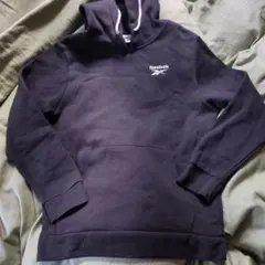 【冬物セール 3/15まで】Reebok 裏起毛パーカー ブラック