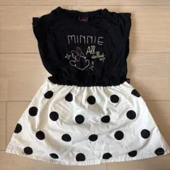 BABYDOLL ミニーマウス 半袖ワンピース 100cm