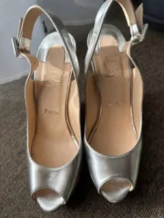 Christian Louboutin silver size 38,5