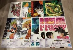 一番くじ ドラゴンボール I賞 クリアポスター 8種 9枚セット