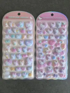 【国内正規品】 コットンパフィーシール サンリオ 2枚セット