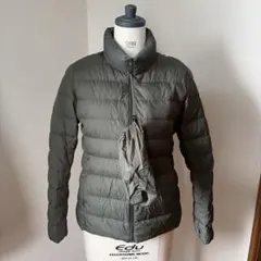 ユニクロ ウルトラ ライト ダウンジャケット オリーブ　収納袋　Lサイズ