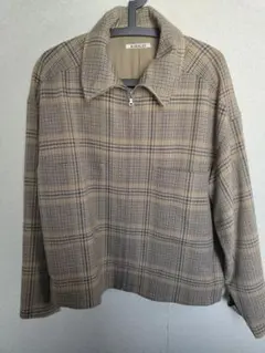 AURALEE 18AW ハウンドトゥース ダブルフェイス ブルゾン - メルカリ