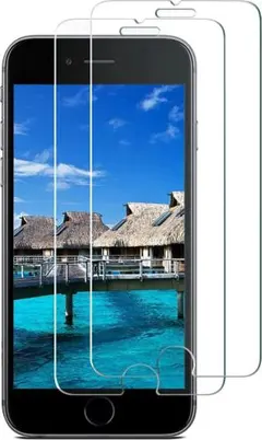 ★ iPhone8plus 用 ガラスフィルム iPhon 保護 フィルム 14