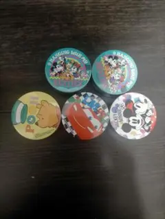【未開封】ディズニー　マスキングテープ　４種類５個セット