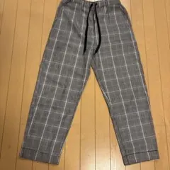 グレンチェック柄 カジュアルパンツ ウエストゴムのサムネイル